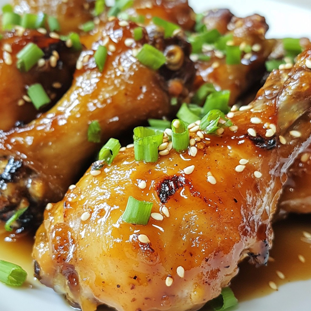 Flavorful Honey Garlic Chicken Drumsticks for Dinner