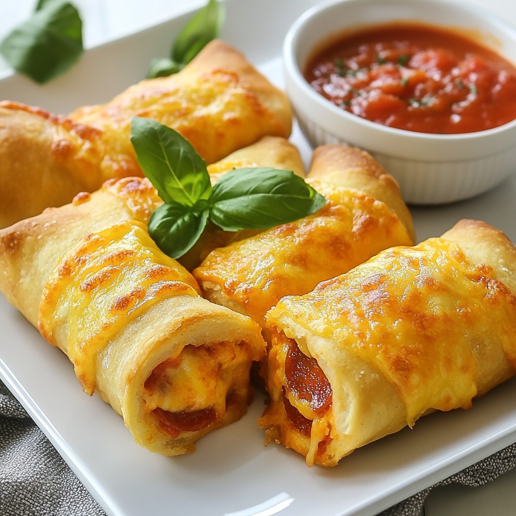 Stuffed Pepperoni Pizza Rolls Easy and Flavorful Snack