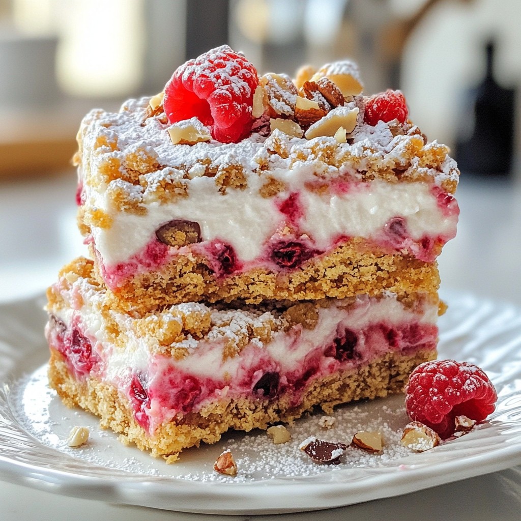 Raspberry Coconut Magic Bars Irresistible Sweet Treat