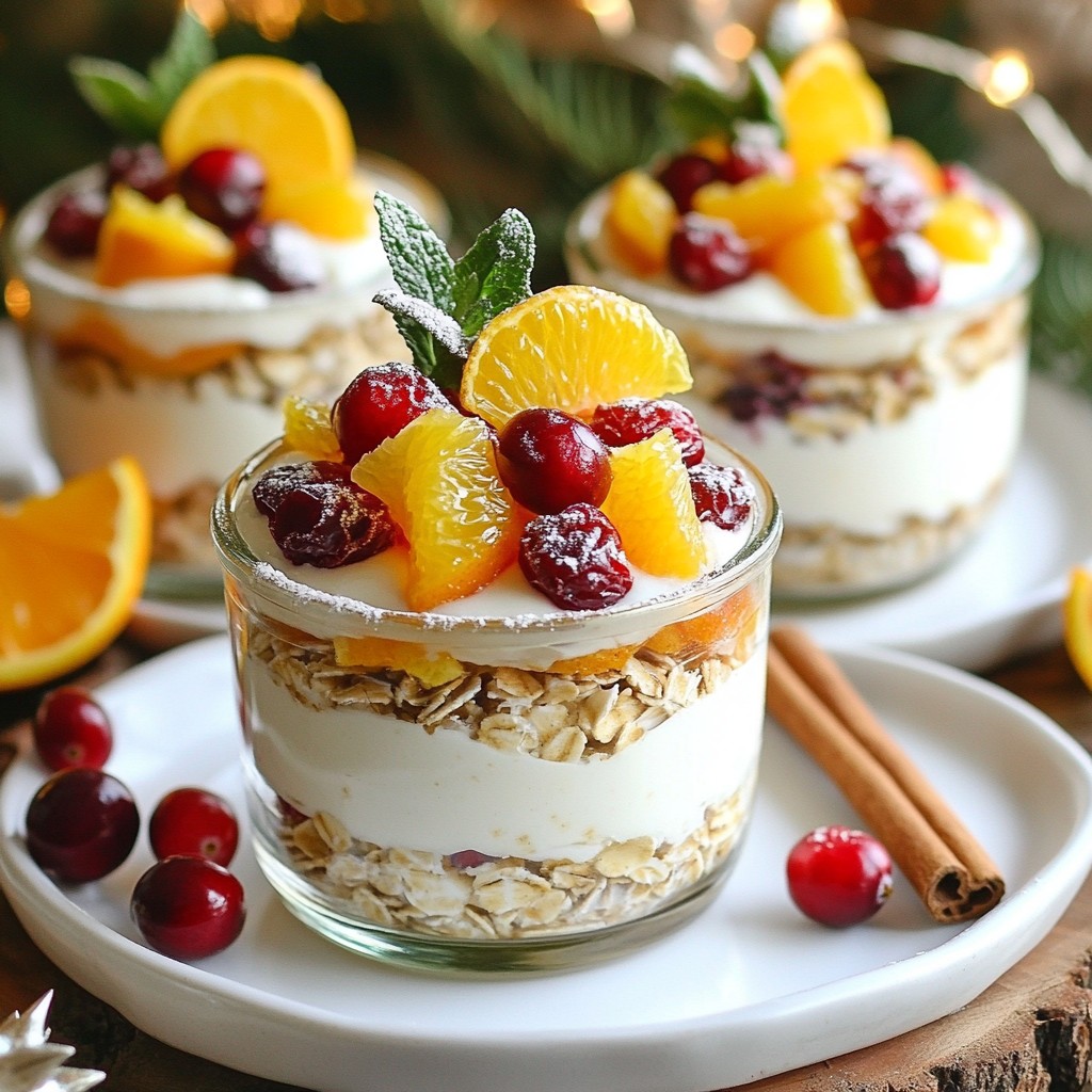 Cranberry Orange Overnight Oats Easy Breakfast Boost