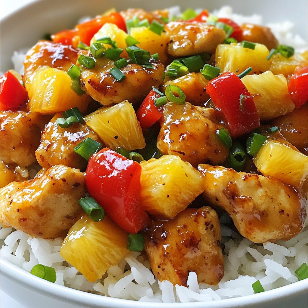 Pineapple Chicken Skillet Flavorful Weeknight Meal