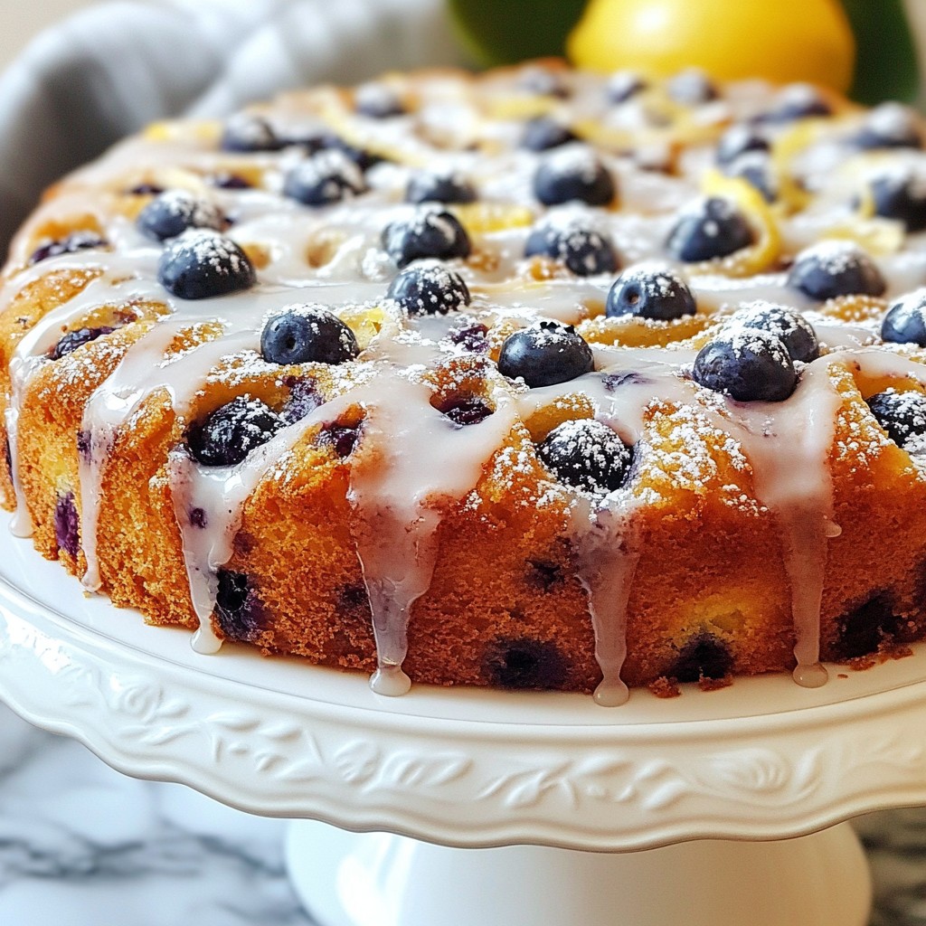Blueberry Lemon Coffee Cake Delightful Breakfast Treat