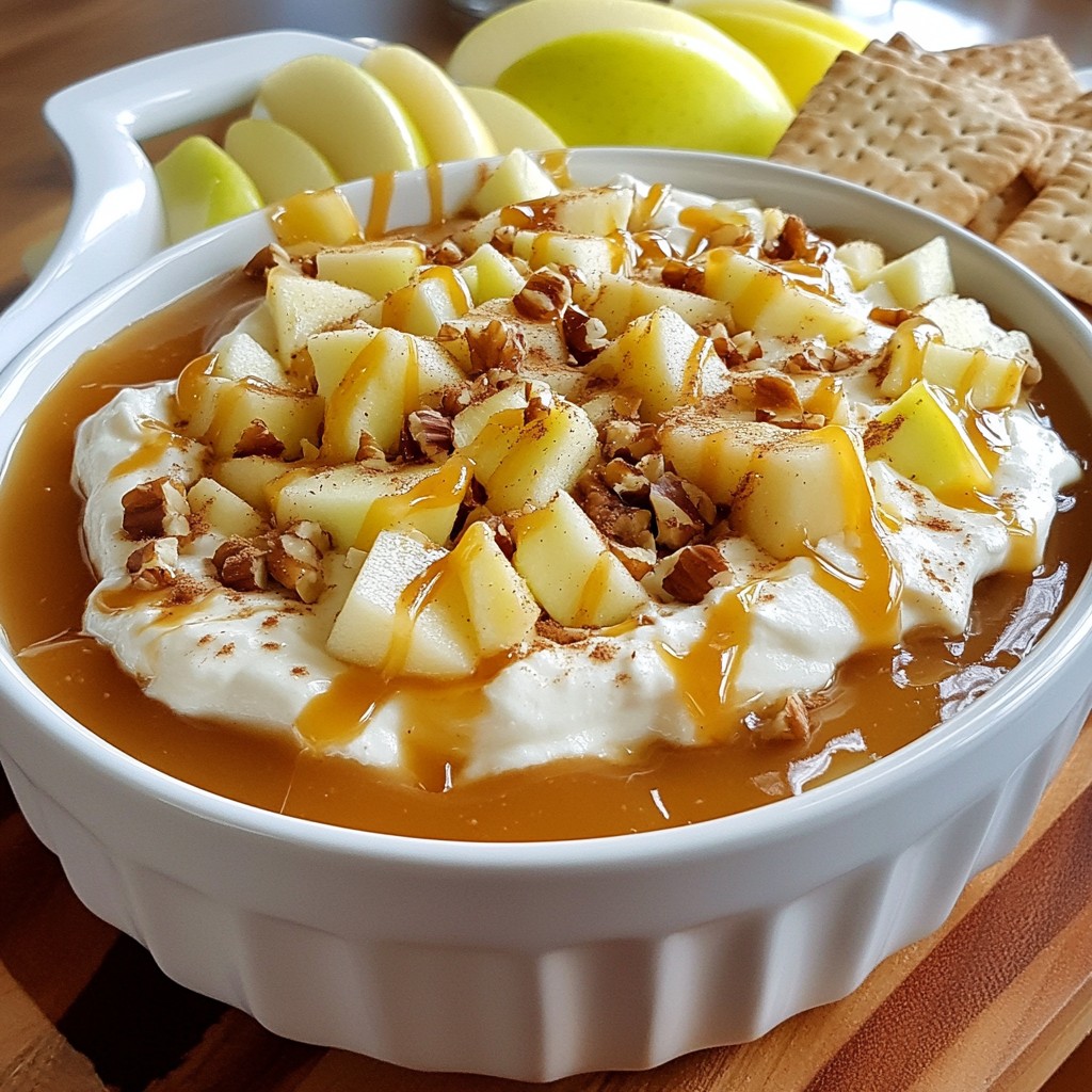 Caramel Apple Cheesecake Dip Delightful and Easy Treat