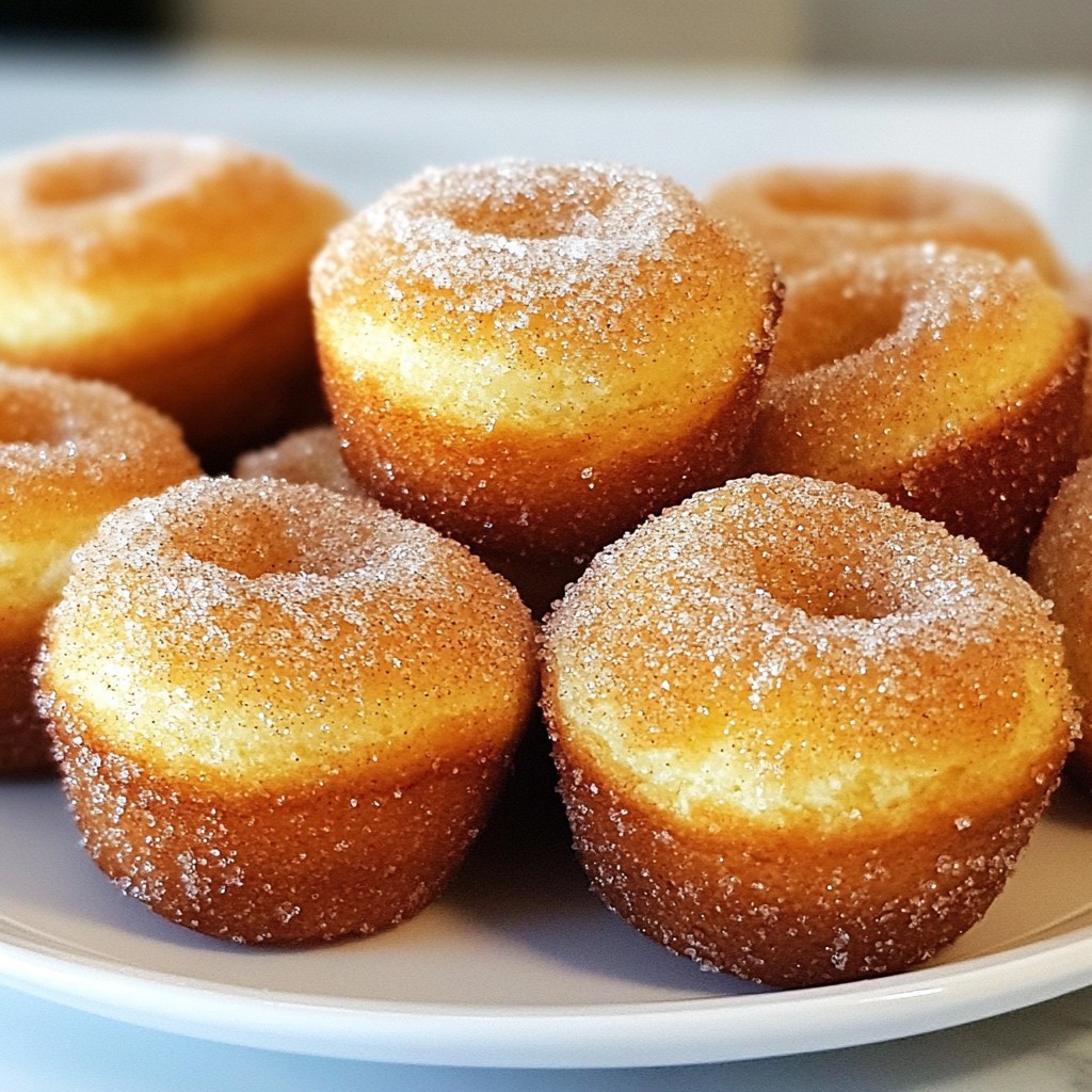 Cinnamon Sugar Donut Muffins Tasty and Simple Recipe