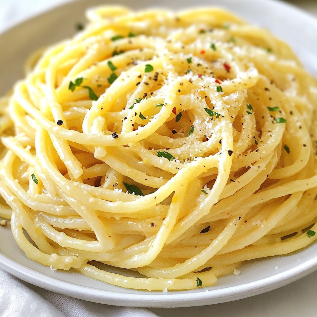 Lemon Garlic Butter Noodles Quick and Tasty Recipe