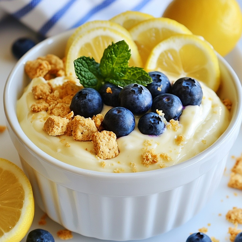 Lemon Blueberry Cheesecake Dip Creamy and Tasty Treat
