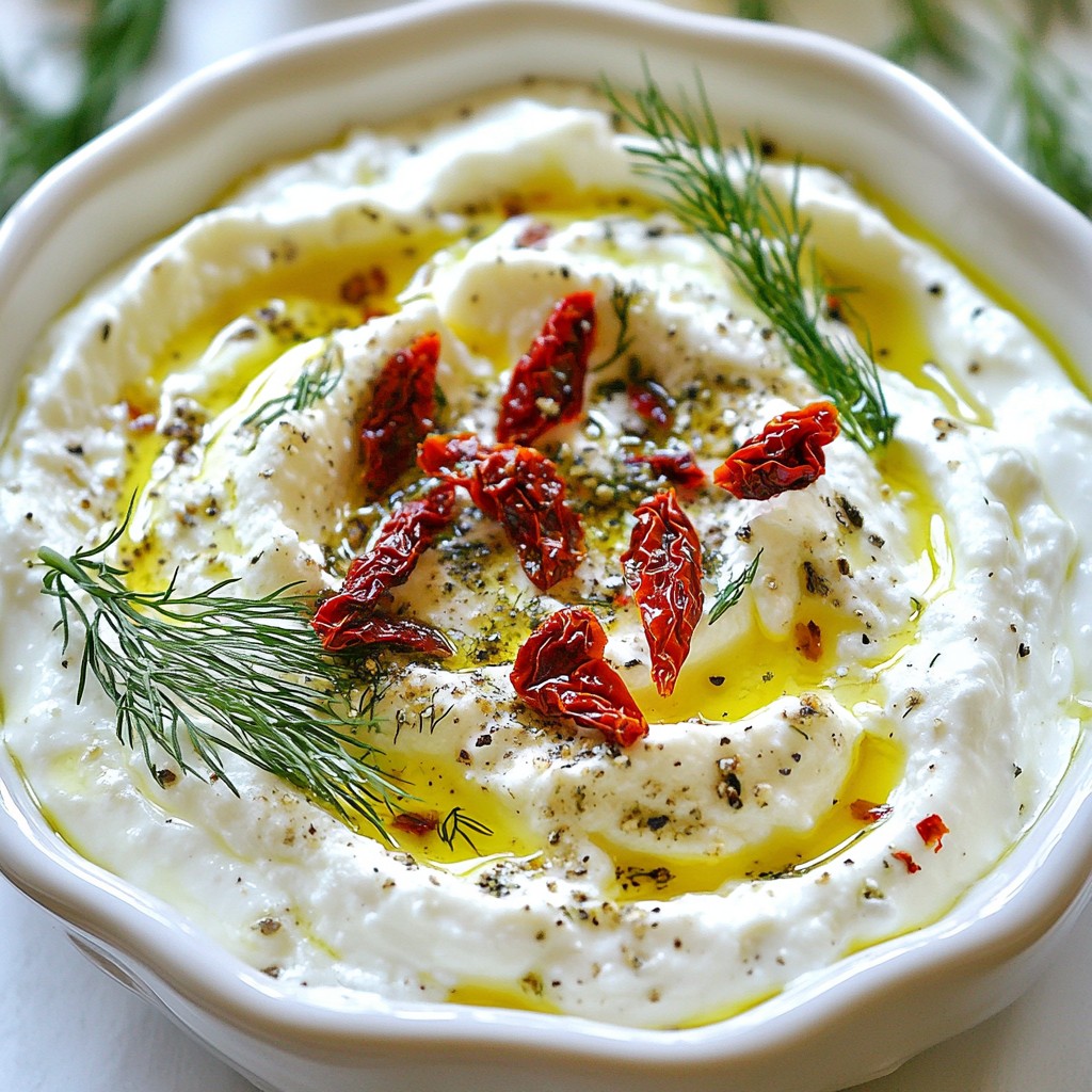 Garlic Herb Feta Dip Tasty and Simple Recipe
