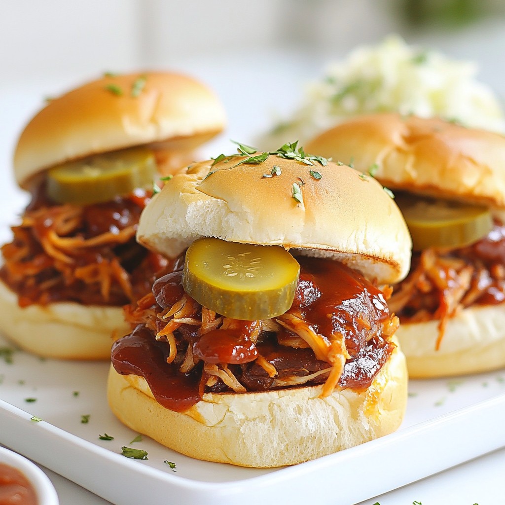 BBQ Jackfruit Sliders Flavorful Plant-Based Delight
