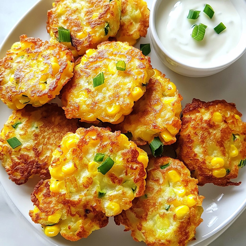 Zucchini Corn Fritters Flavorful and Easy Recipe
