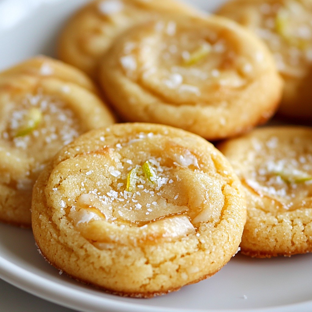 Coconut Lime Sugar Cookies Delightfully Sweet Treat