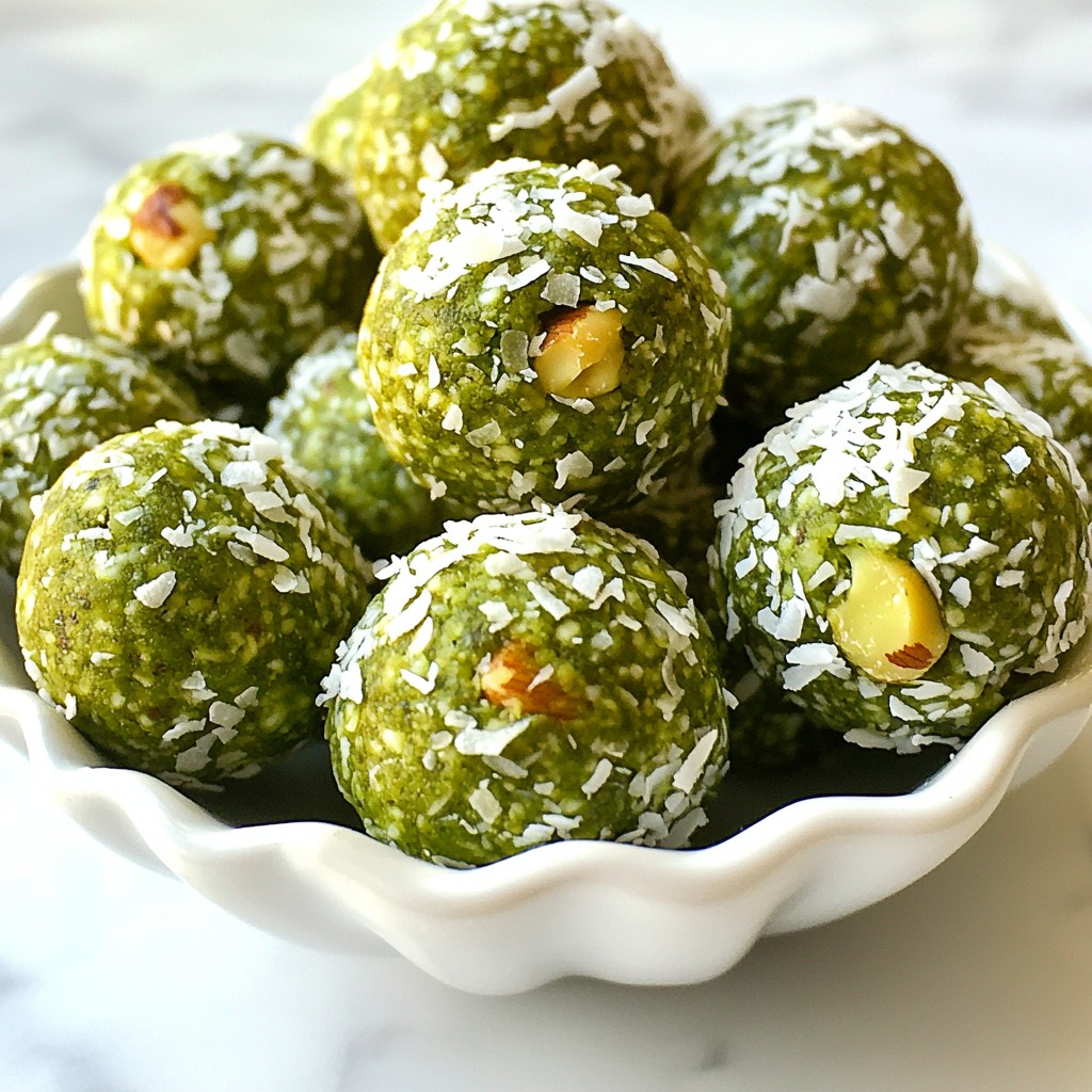 Matcha Green Tea Energy Balls Power Packed Snack
