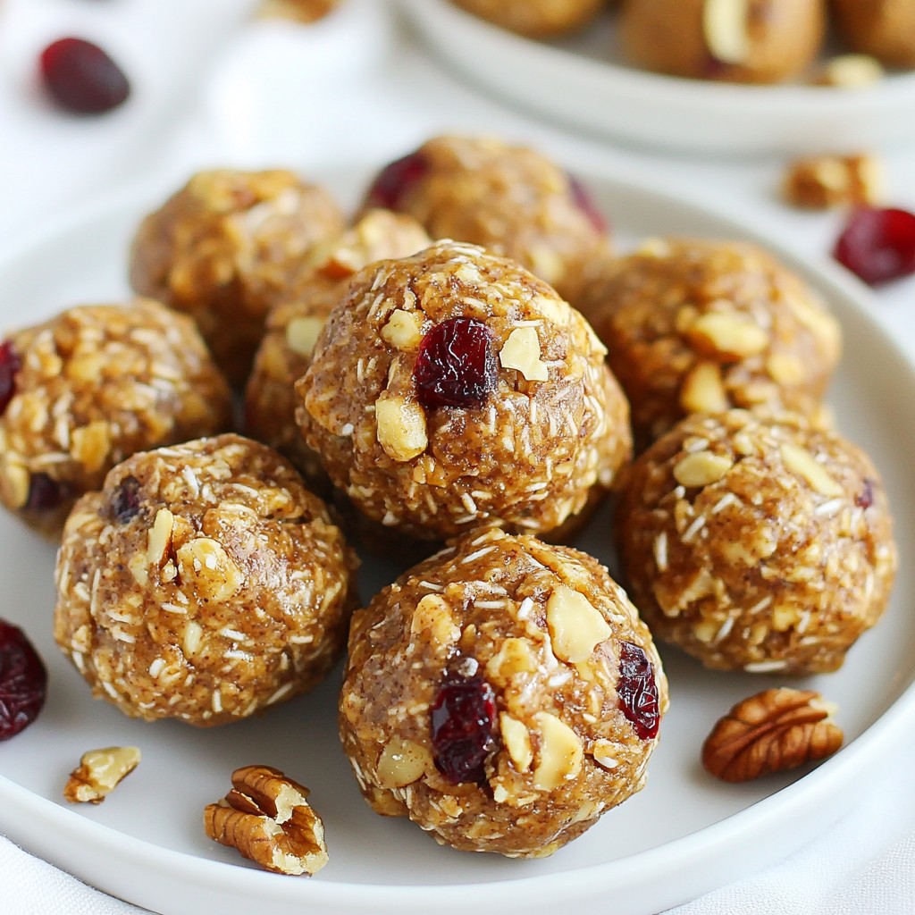 Cinnamon Roll Energy Bites Delightful and Nutritious