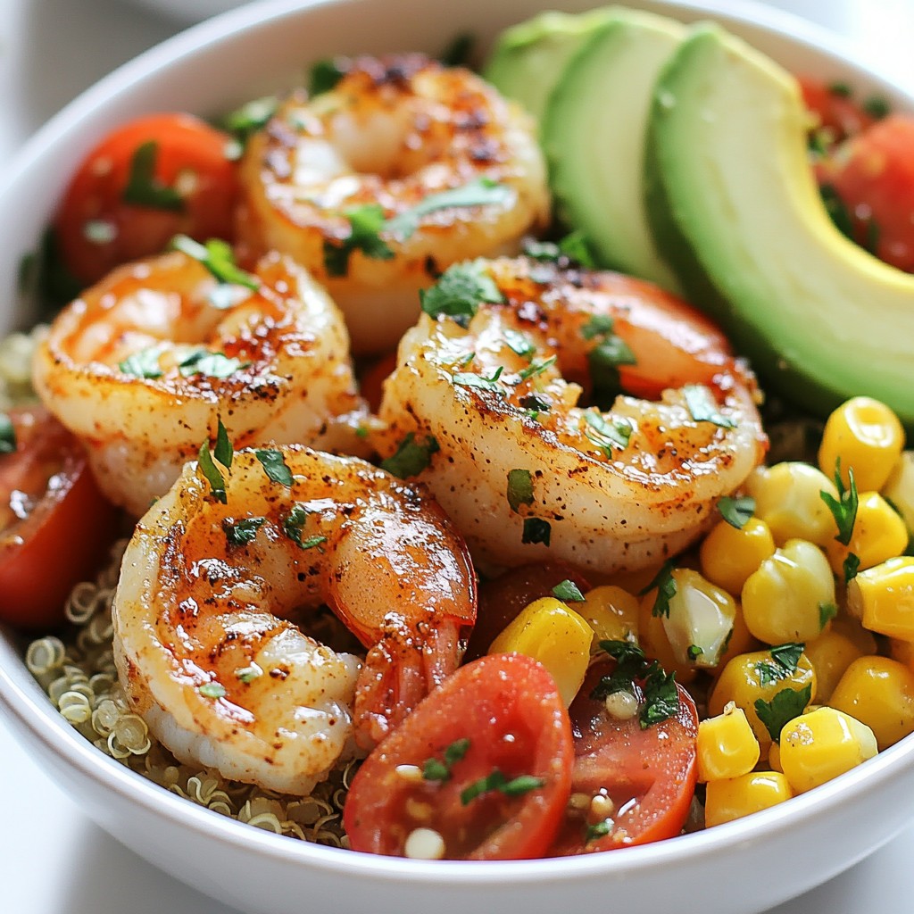 Cilantro Lime Shrimp Bowl Fresh and Zesty Delight
