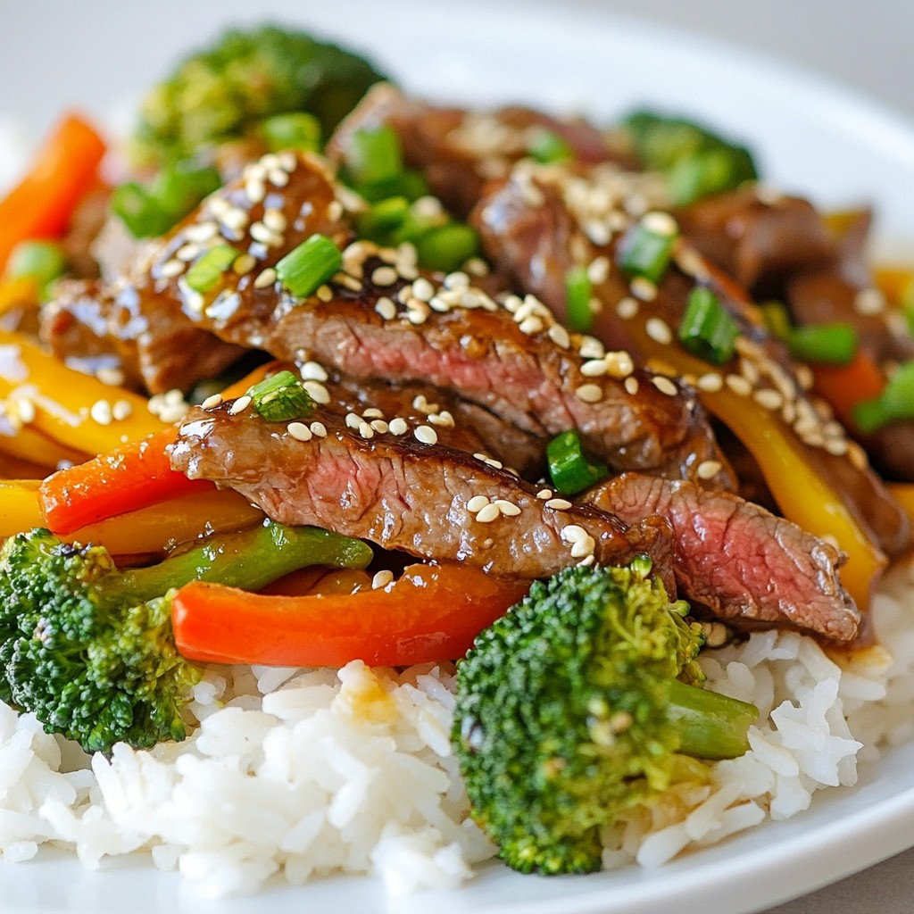 Teriyaki Steak Stir Fry Quick and Tasty Meal Idea