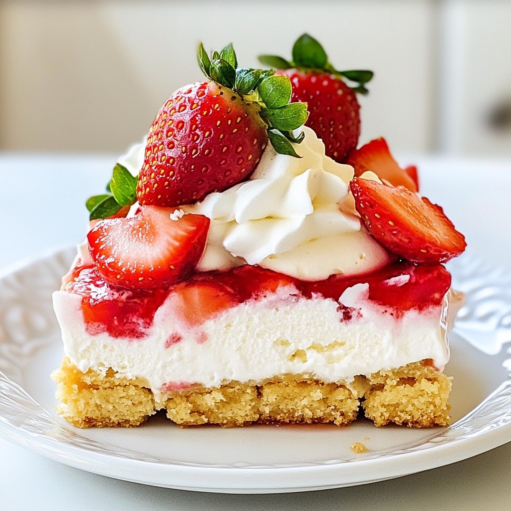 Strawberry Shortcake Ice Cream Bars Delightful Treat