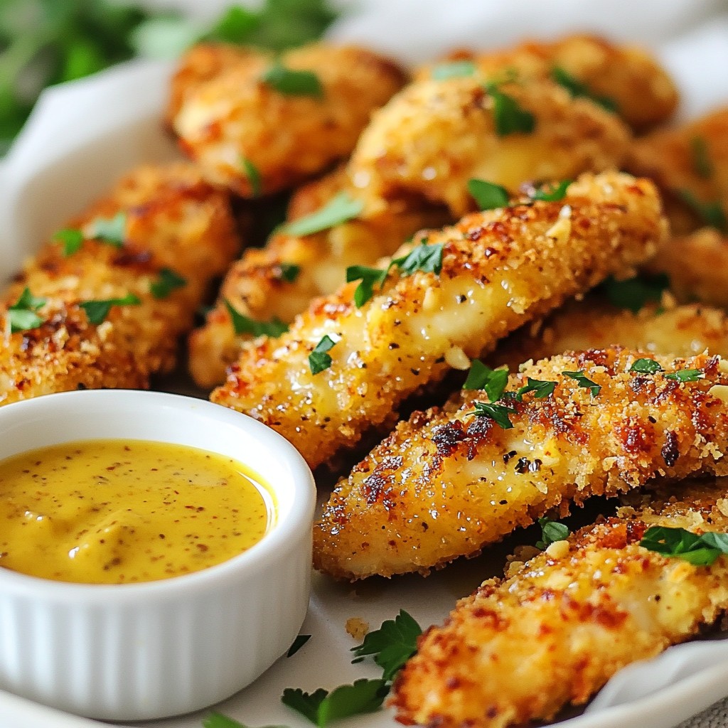 Almond Crusted Chicken Tenders Crispy and Flavorful