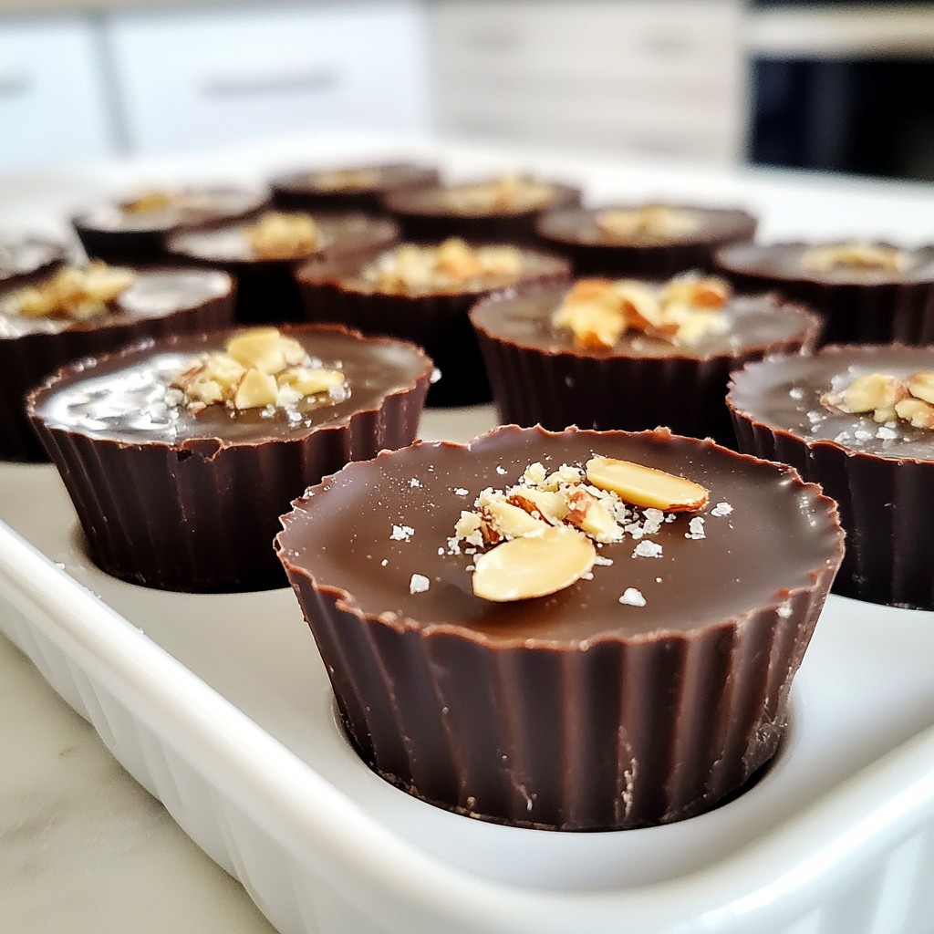 Chocolate Almond Butter Cups Decadent and Easy Recipe