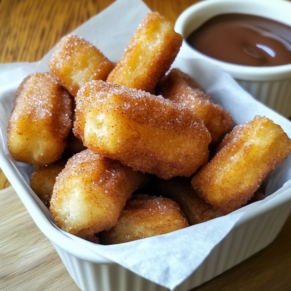 Cinnamon Sugar Churro Bites Easy and Delicious Treat