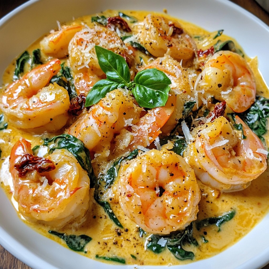 Creamy Sun-Dried Tomato Shrimp Quick and Tasty Meal